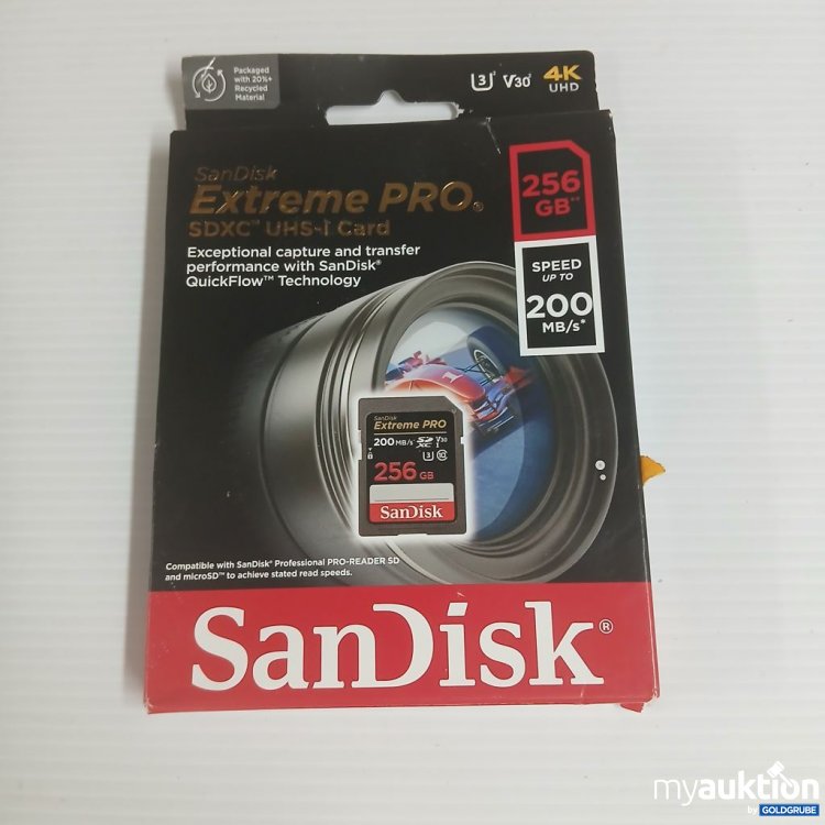Artikel Nr. 922467: SanDisk Extreme PRO SDXC UHS-I Card 256 GB