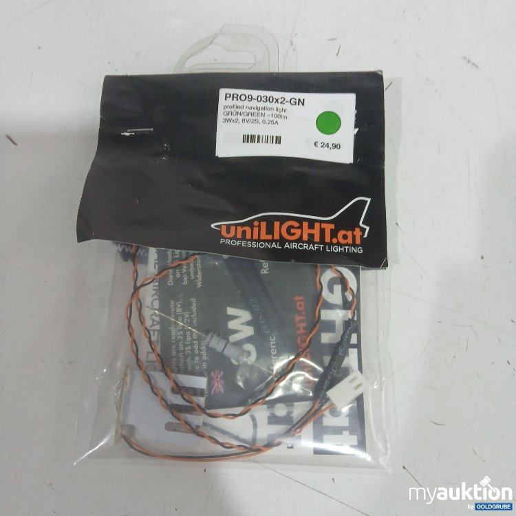 Artikel Nr. 989467 Artikel Nr. 989467: Unilight profiled navigation light green 100lm PRO9-030x2-GN
