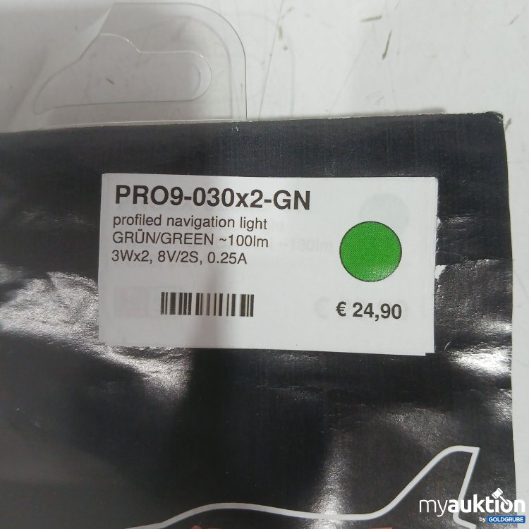 Artikel Nr. 989467 Artikel Nr. 989467: Unilight profiled navigation light green 100lm PRO9-030x2-GN