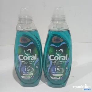 Auktion Coral Magic Wash Flüssigwaschmittel je 840ml