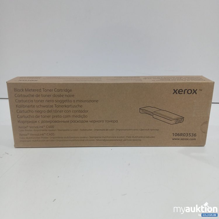 Artikel Nr. 522468 Artikel Nr. 522468: Xerox Kalibrierte Schwarze Tonerkartusche 106R03536