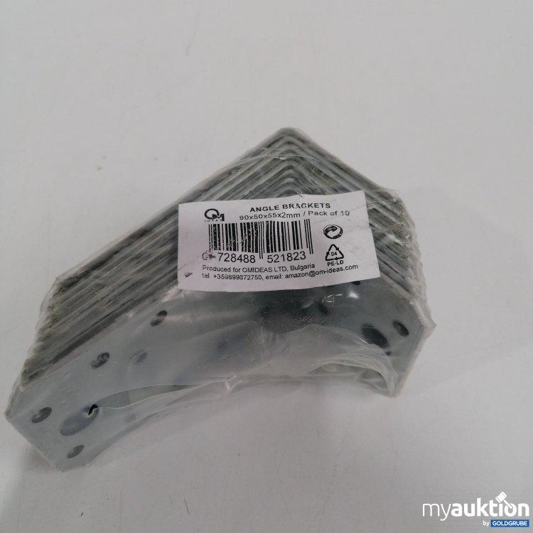 Artikel Nr. 859468: Angle Brackets Winkel 90x50x55x2mm