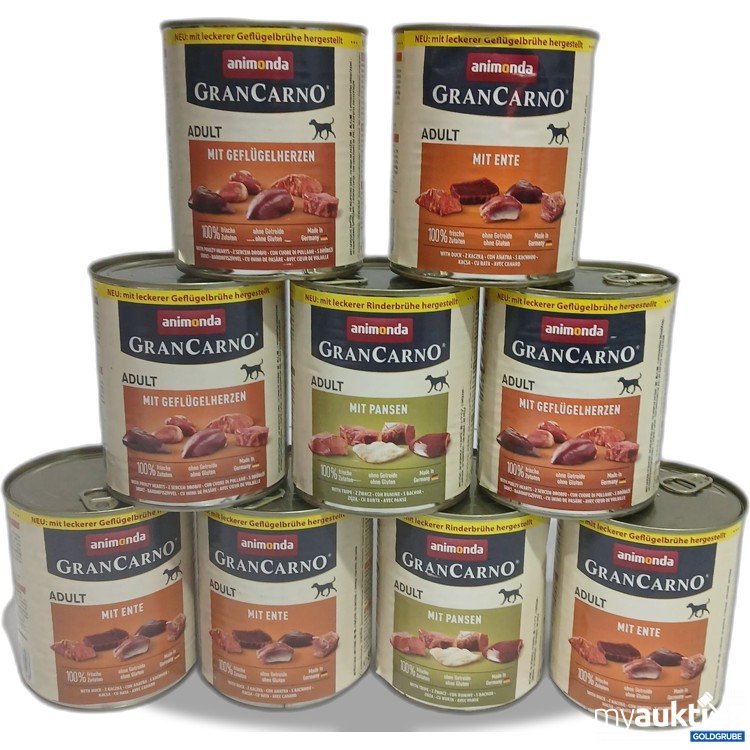 Artikel Nr. 885468: Animonda Gran Carny Hundefutter diverse Sorten 9x800g