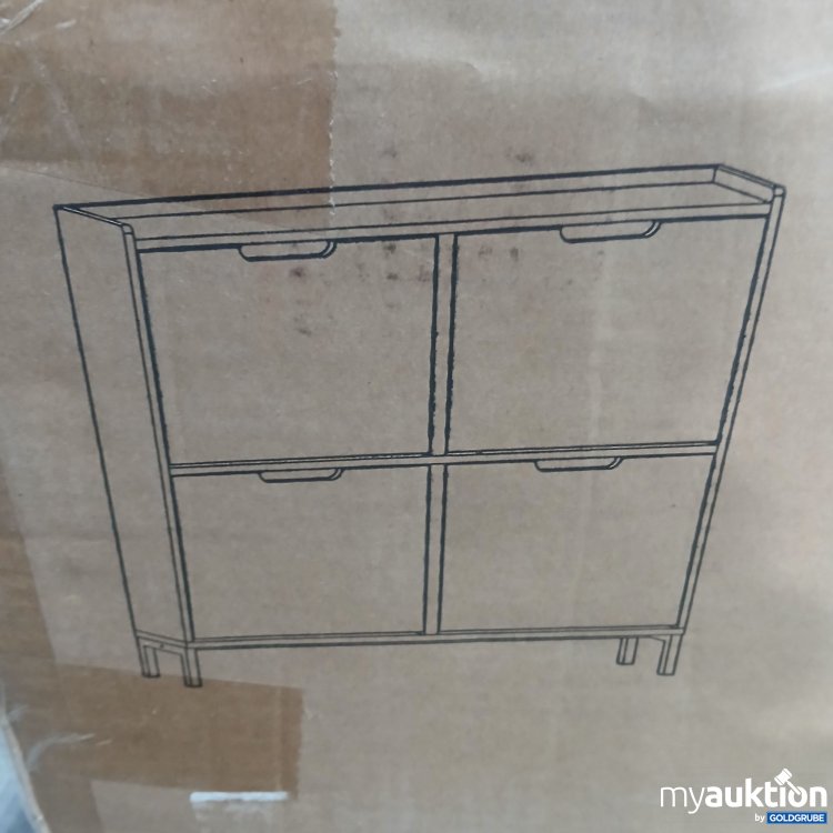 Artikel Nr. 955468: SoBuy Living Nature FSR100-W/QingMing Schuhschrank 109,5x43.5x16cm 