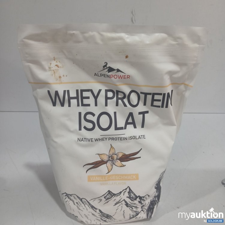 Artikel Nr. 979468 Artikel Nr. 979468: AlpenPower Whey Protein Isolat Vanille-Geschmack 1000g
