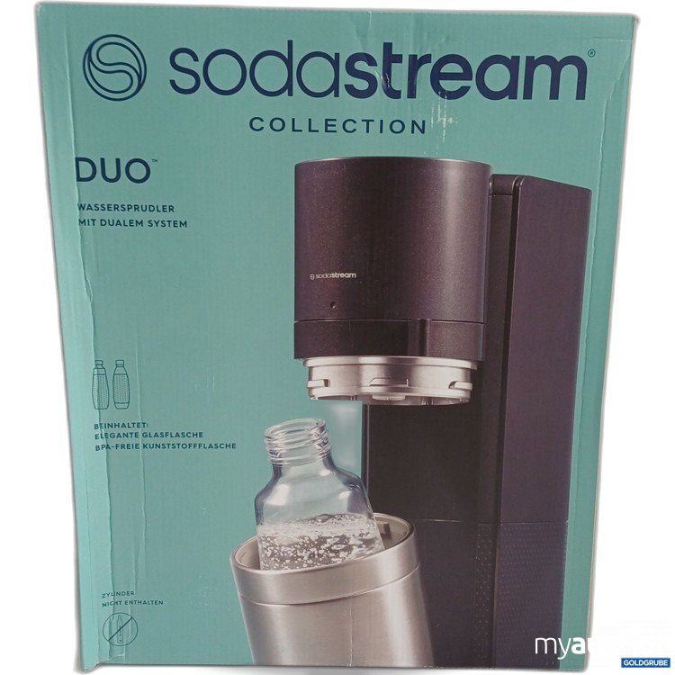 Artikel Nr. 982468 Artikel Nr. 982468: Sodastream DUO Wassersprudler, mit 1xPlastikflasche und 1xGlasflasche
