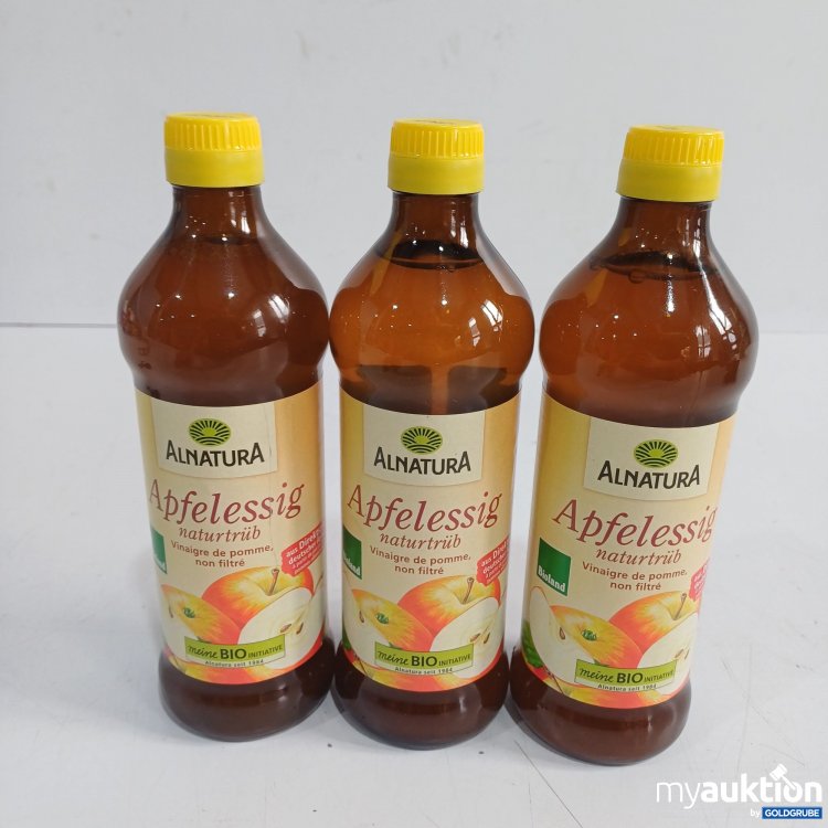Artikel Nr. 983468: Alnatura Apfelessig Naturtrüb, 3Stk, 500ml