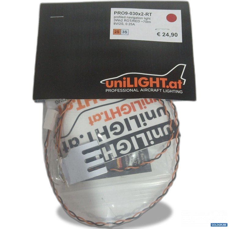 Artikel Nr. 989468 Artikel Nr. 989468: Unilight profiled navigation light red 70lm PRO9-030x2-RT