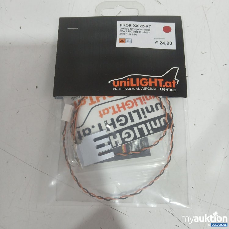 Artikel Nr. 989468 Artikel Nr. 989468: Unilight profiled navigation light red 70lm PRO9-030x2-RT