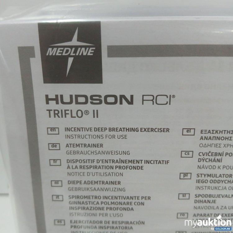 Artikel Nr. 995468 Artikel Nr. 995468: Medline Hudson RCI Triflo Atemtrainer