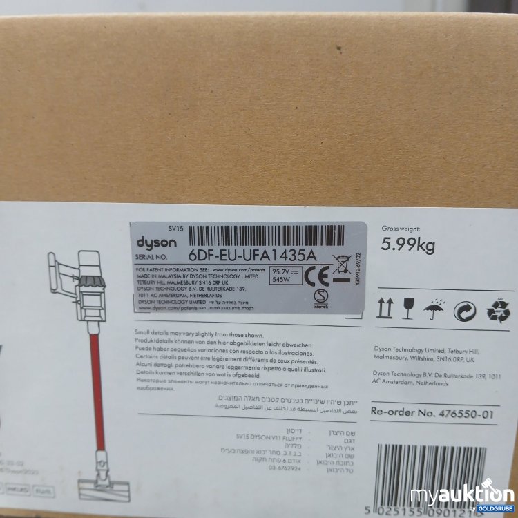 Artikel Nr. 464469: Dyson SV15 V11 Fluffy Akku-Staubsauger
