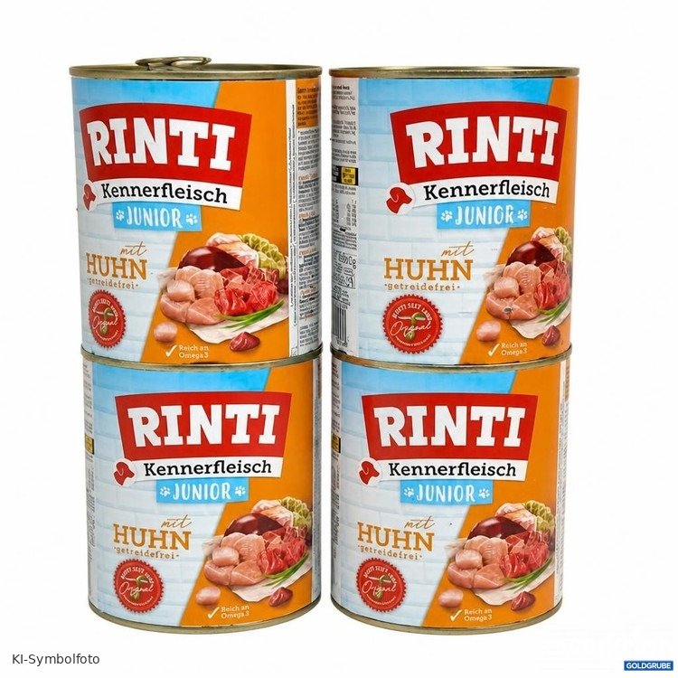 Artikel Nr. 470469: Rinti Kennerfleisch Junior mit Huhn 4x800 g