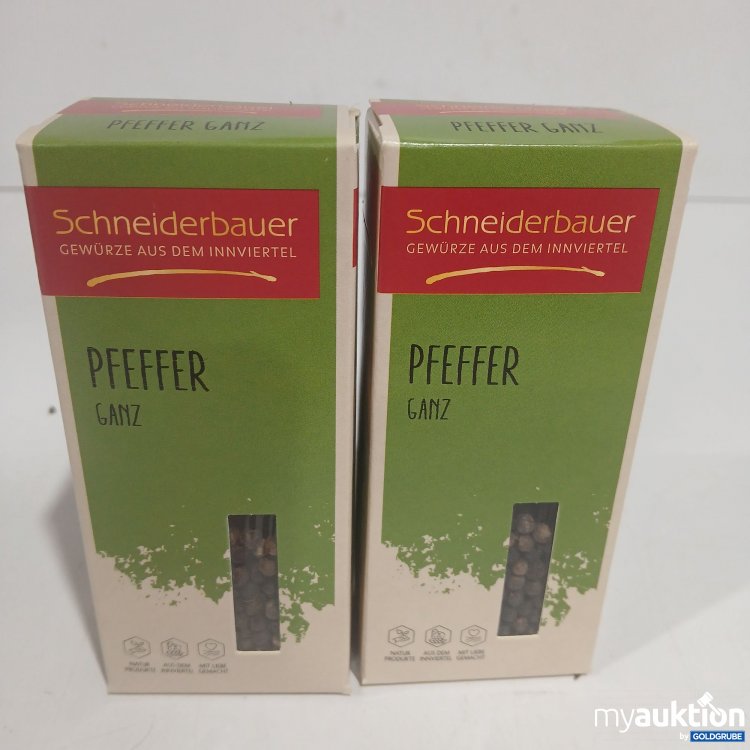 Artikel Nr. 524469: Schneiderbauer Pfeffer ganz je 50g 