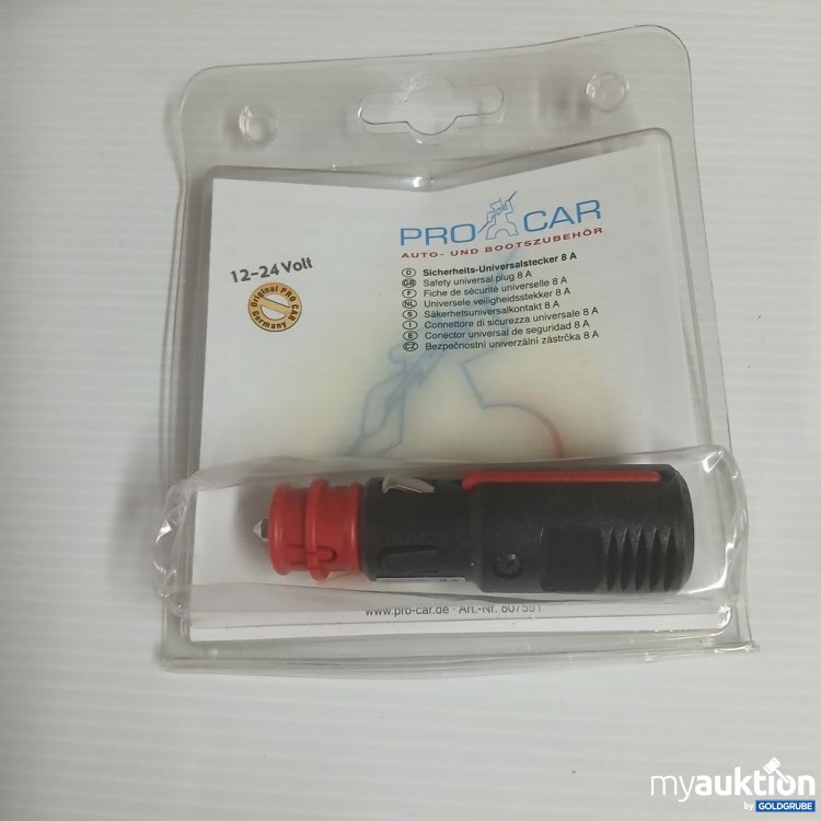 Artikel Nr. 922469: PRO CAR Sicherheits-Universalstecker 8 A