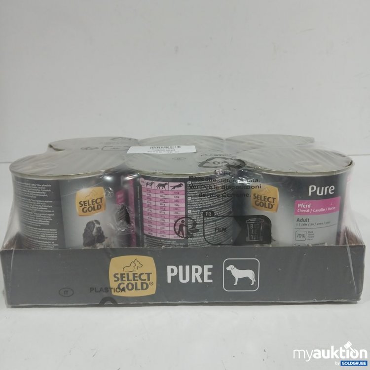 Artikel Nr. 960469: Select Gold Pure Hundefutter Adult Pferd 6x800g