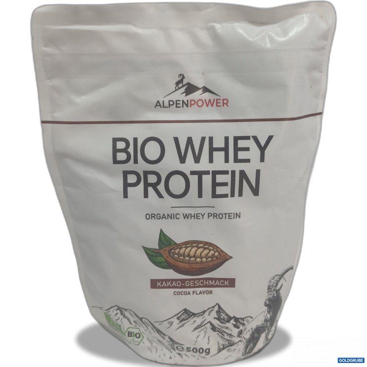 Artikel Nr. 979469 Artikel Nr. 979469: AlpenPower Bio Whey Protein Kakao-Geschmack 500g