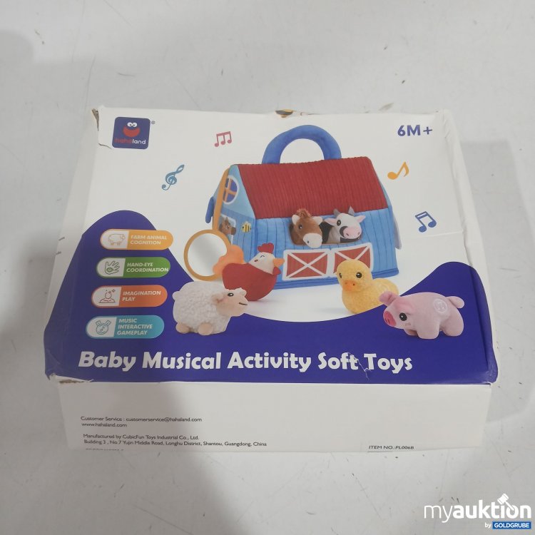 Artikel Nr. 989469 Artikel Nr. 989469: Hahaland Baby Musical Activity soft Toys 6m+