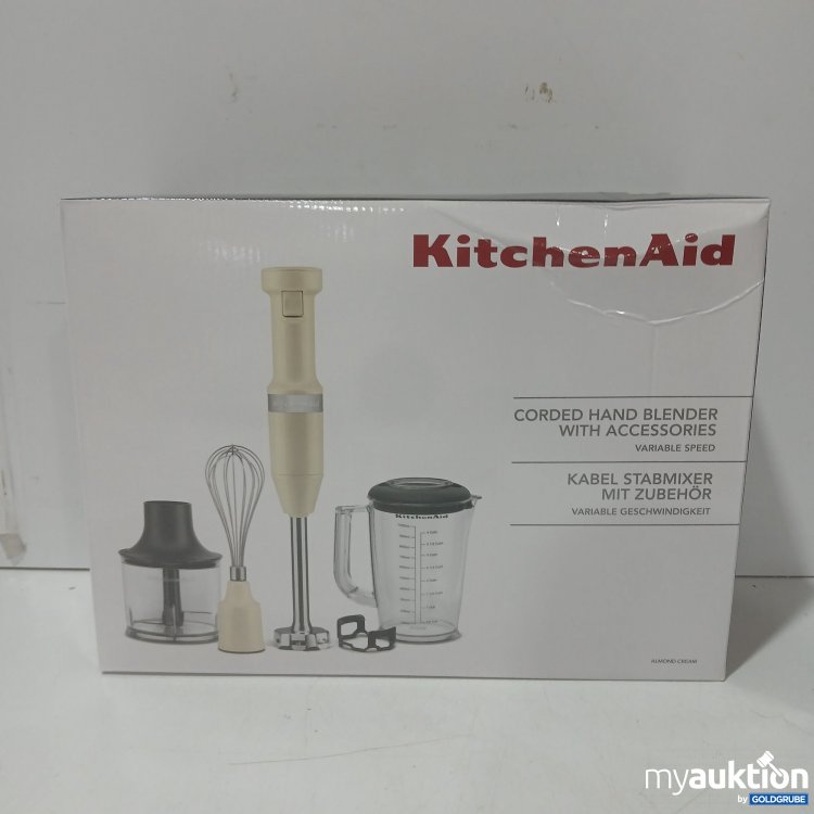 Artikel Nr. 995469: KitchenAid Kabel Stabmixer mit Zubehör W11712027