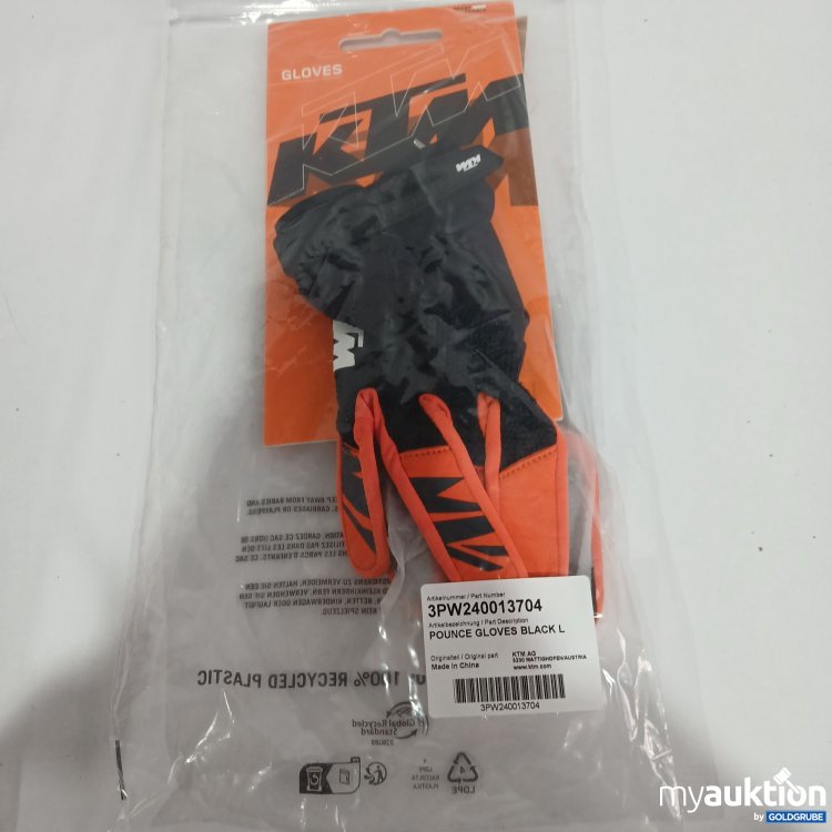 Artikel Nr. 519470 Artikel Nr. 519470: KTM Pounce Gloves Black L
