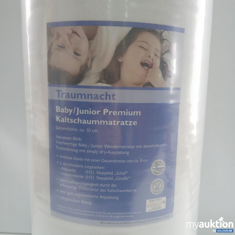 Artikel Nr. 812470 Artikel Nr. 812470: Traumnacht Baby/Junior Premium Kaltschaummatratze 10cm