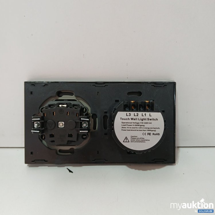 Artikel Nr. 846470 Artikel Nr. 846470: Touch Wall Light Switch Steckdose Schwarz