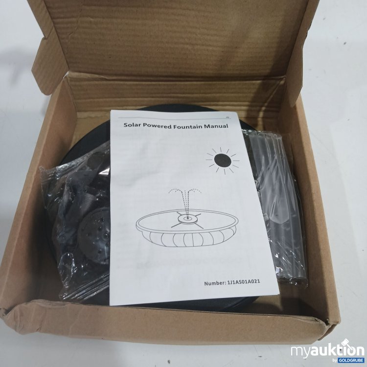 Artikel Nr. 894470: Solar Powered Fountain Manual 