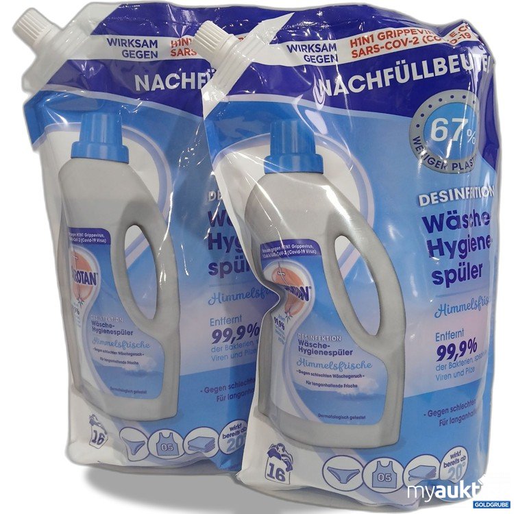 Artikel Nr. 952470: Sagrotan Desinfektions Wäsche Hygienespüler je 1,2L