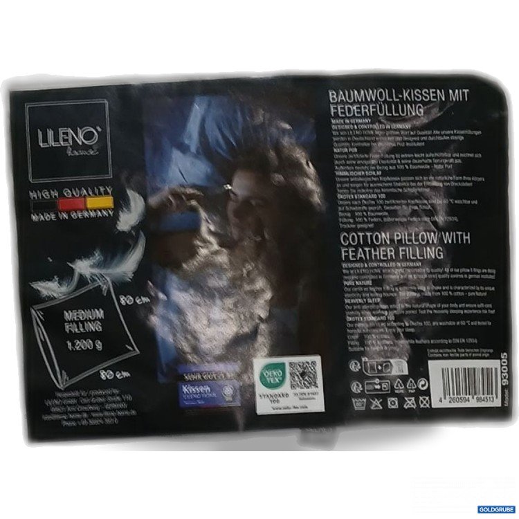 Artikel Nr. 954470: LILENO Baumwollkissen 80x80cm 1200g