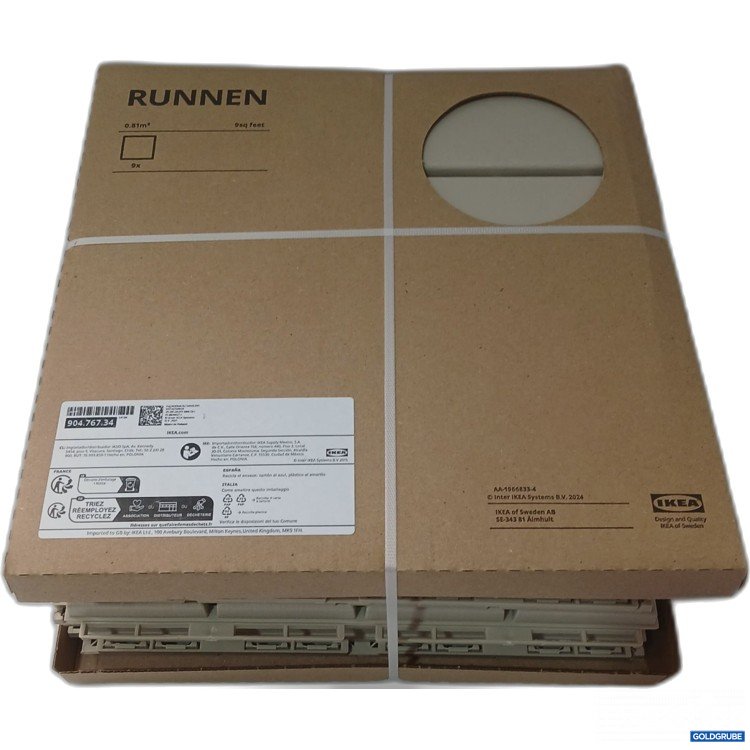 Artikel Nr. 967470: Ikea Runnen Bodenplatten für den Außenbereich 9Stk, Art.No. 904.767.34