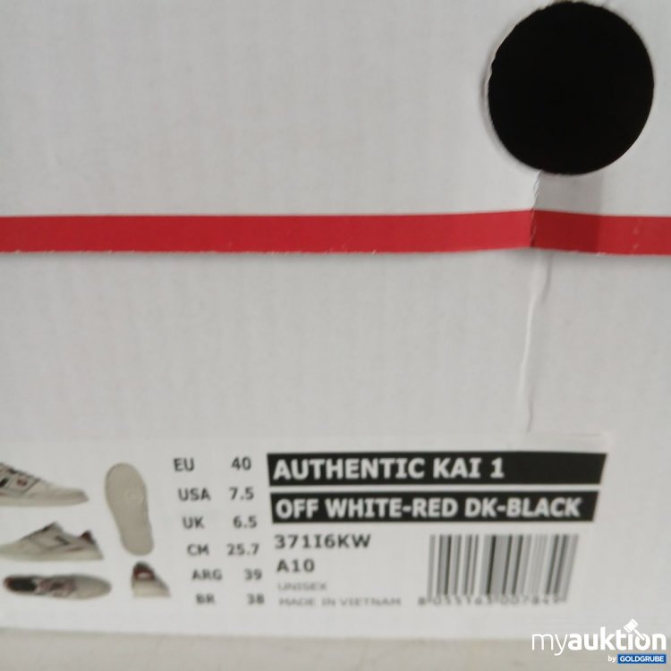 Artikel Nr. 893471 Artikel Nr. 893471: Kappa Authentic Kai 1 Off White-Red DK-Black
