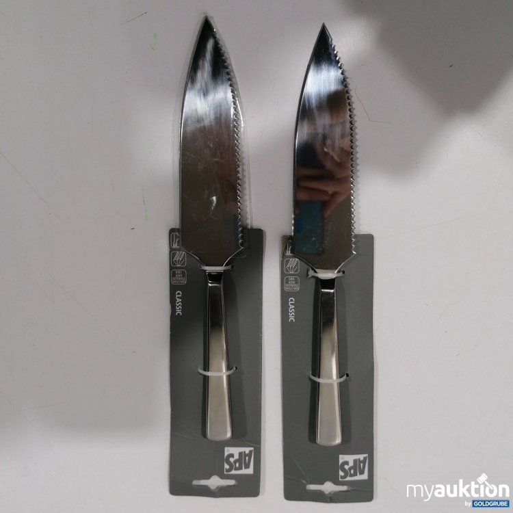 Artikel Nr. 895471: APS Classic Tortenmesser 2 Stk 15,5x5cm Edelstahl