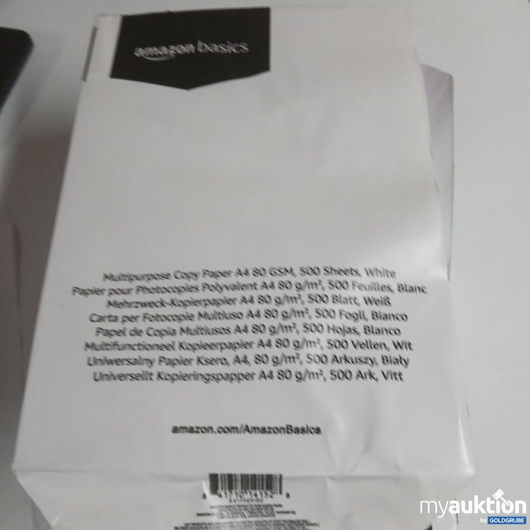 Artikel Nr. 922471: Amazon Basics Kopierpapier A4 80 g/m² 500 Blatt
