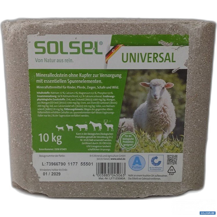 Artikel Nr. 970471: Solsel Universal Mineralleckstein ohne Kupfer 