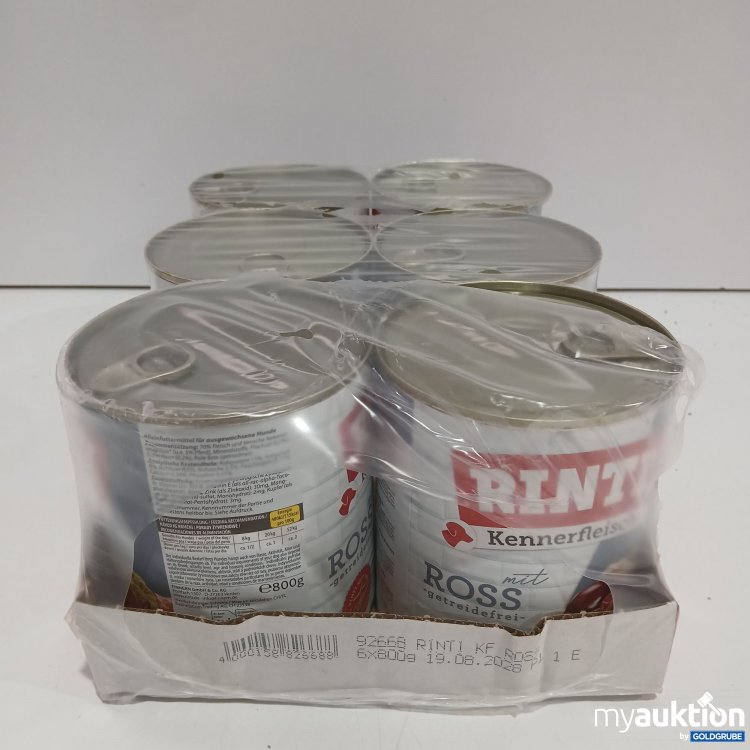 Artikel Nr. 973471: Rinti mit Ross Getreidefrei 6x800g 