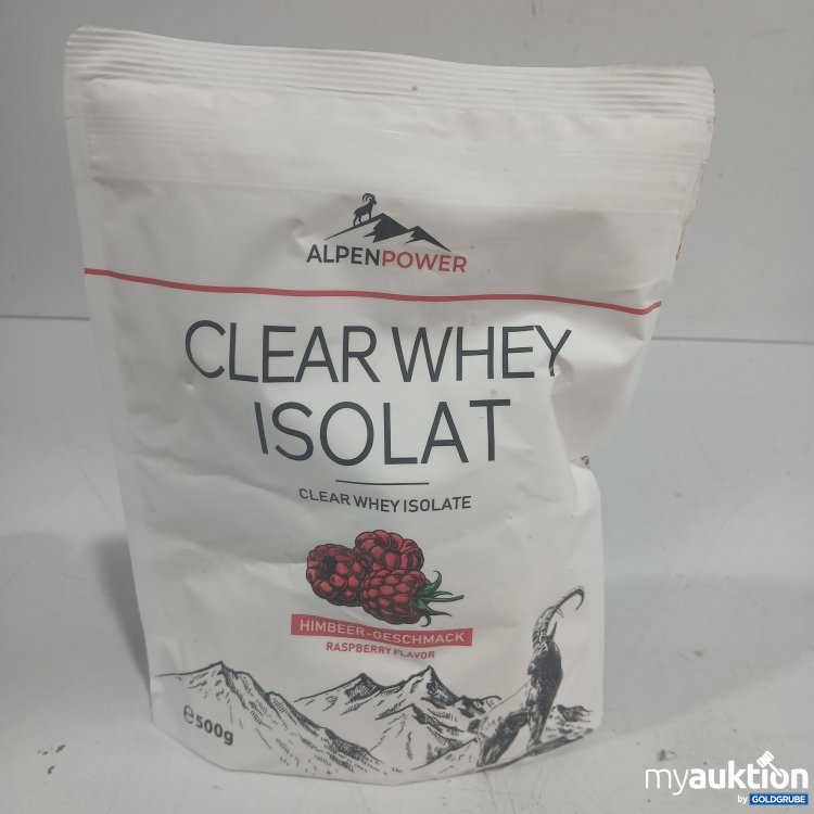 Artikel Nr. 979471: AlpenPower Clear Whey Isolat Himbeer-Geschmack 500g 