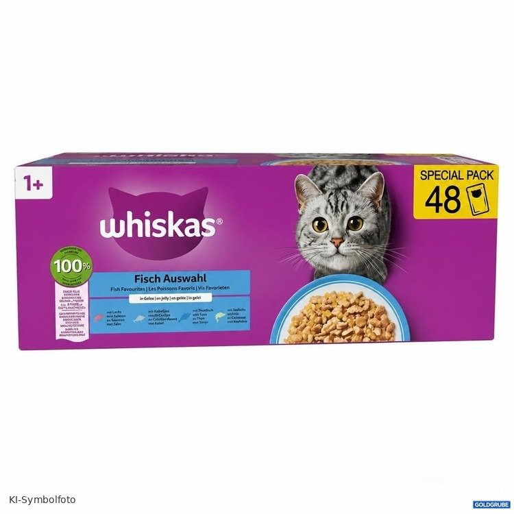 Artikel Nr. 471472: Whiskas Katzenfutter Fisch Auswahl 48x85g