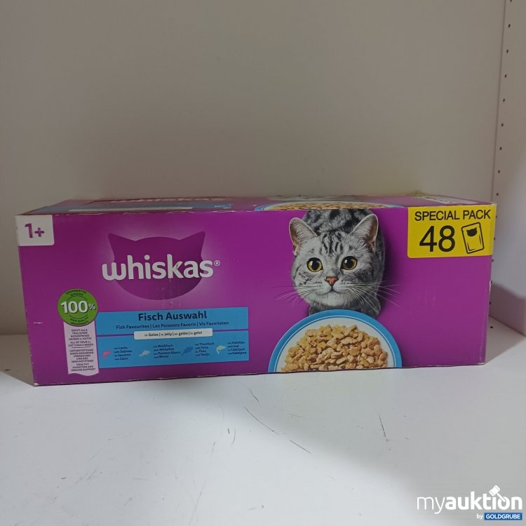 Artikel Nr. 471472: Whiskas Katzenfutter Fisch Auswahl 48x85g