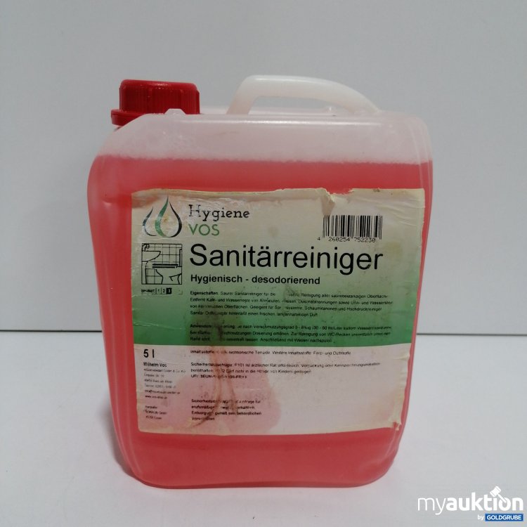 Artikel Nr. 862472: Hygiene VOS Sanitärreiniger 5L