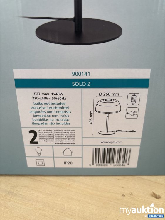 Artikel Nr. 921472: EGLO SOLO 2 Tischlampe 1x40W
