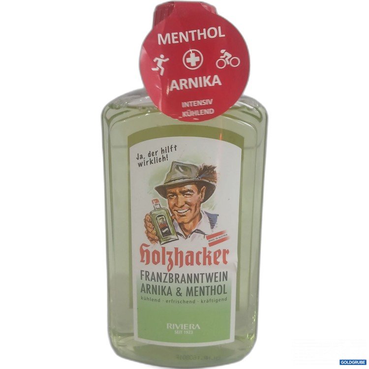 Artikel Nr. 990472 Artikel Nr. 990472: Holzhacker Franzbranntwein Arnika & Menthol 500ml