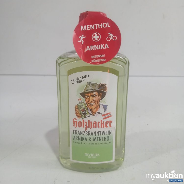 Artikel Nr. 990472 Artikel Nr. 990472: Holzhacker Franzbranntwein Arnika & Menthol 500ml