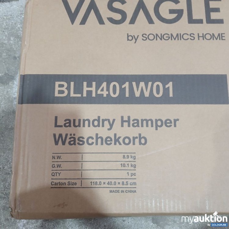 Artikel Nr. 447473: VASAGLE songmics Home Wäschekorb BLH401W01