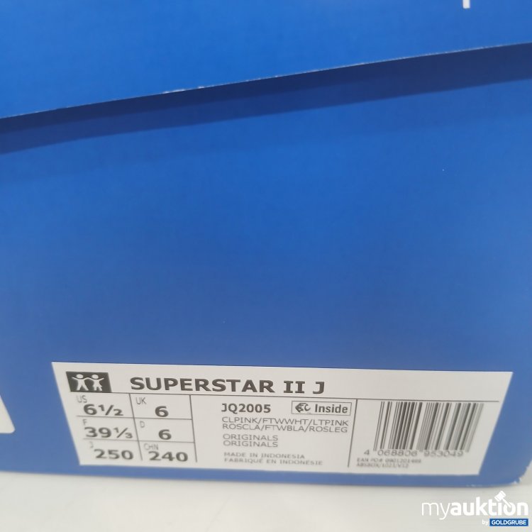 Artikel Nr. 462473 Artikel Nr. 462473: Adidas Superstar II J Größe 39 1/3