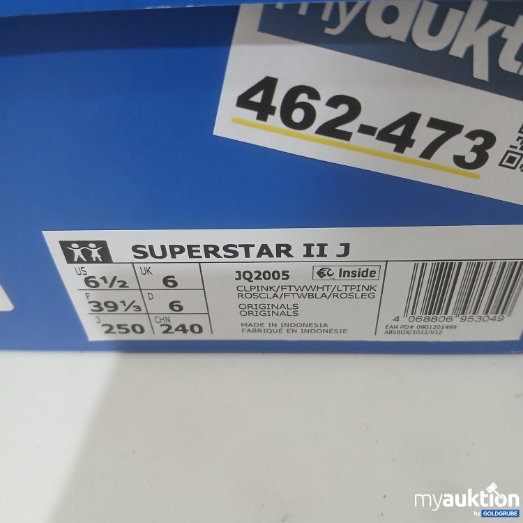 Artikel Nr. 462473 Artikel Nr. 462473: Adidas Superstar II J Größe 39 1/3