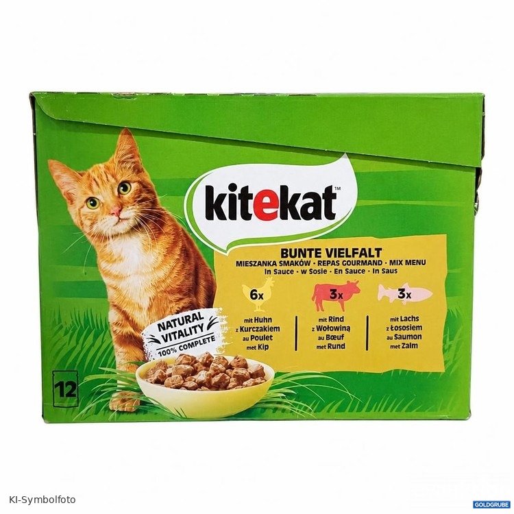 Artikel Nr. 471473: kitekat Katzenfutter Bunte Vielfalt 12 x 85g