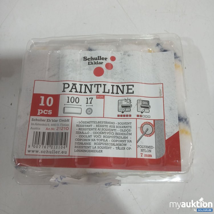 Artikel Nr. 525473 Artikel Nr. 525473: Schuller Paintline Farbrollen 100 ø17mm 10Stk