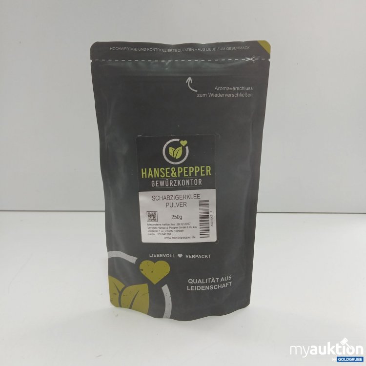 Artikel Nr. 815473 Artikel Nr. 815473: Hanse&Pepper Gewürzkontor Schabzigerklee Pulver 250g
