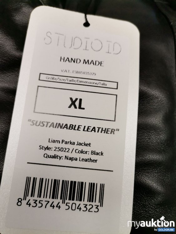 Artikel Nr. 864473: Studio ID Liam Parka LEDERJACKE 