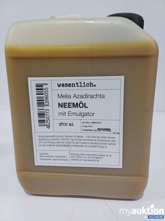 Artikel Nr. 877473 Artikel Nr. 877473: Neemöl 2500ml