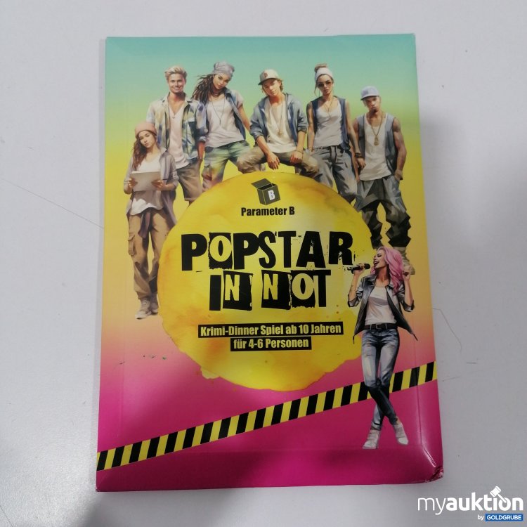 Artikel Nr. 895473: Parameter B Popstar in Not Krimi Dinner Spiel 